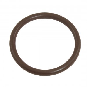Fluorine Rubber O Ring Grommets Coffee Color 40mm x 3.5mm
