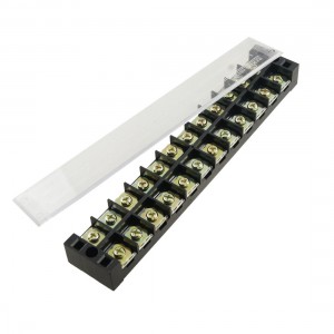 45A Plastic Housing 12 Position Wire Connector Barrier Terminal Block