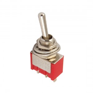 AC 250V/3A 125V/6A SPDT On/On 3 Prong Terminal Toggle Switch