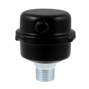 Metal Case 1/2"PT Thread 7.5mm Exhaust Exhaust Silencer Muffler Black