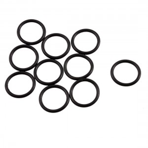 10 Pcs Rubber Flexible Oil Seal O Ring Gasket Washer 13.2mm x 1.8mm