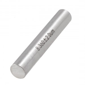 Hole Measuring 8.36mm x 50mm Pin Gage Gauge w Plastic Cylindrical Box