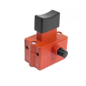 Replacement Black Red DPST Lock on Manual Trigger Switch AC 250V 12A/125V 20A