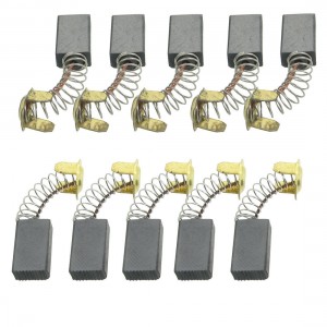 10 Pcs Spring Type Electric Drill Motor Carbon Brushes 45/64" x 13/32" x 7/25"