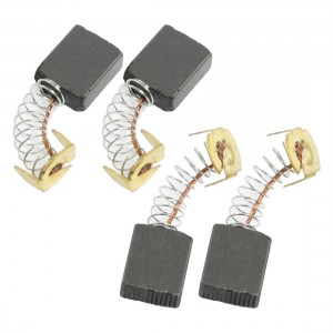 4 Pcs Power Tool 41/64" x 33/64" x 15/64" Replacement Carbon Motor Brushes