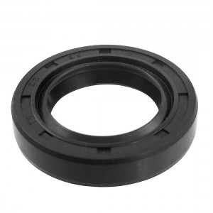 Black Nitrile Rubber Two Lips Oil Shaft Seal TC 22mm x 35mm x 7mm