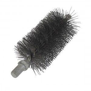 12mm Thread 60mm Diameter Steel Wire Tube Brush Cleaning Tool 1#
