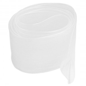 50mm Diameter Clear Polyolefin Heat Shrinking Tube 2M 6.6Ft
