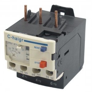 3 Pole AC 12A - 18A Electric Thermal Overload Relay 1 NO 1 NC
