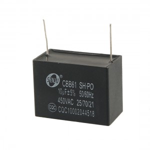 450V AC 10uF Polypropylene Film Motor Run Capacitor Xgxcx