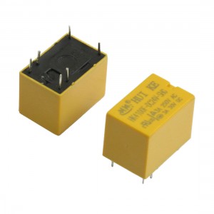 2 Pcs HK4100F-DC24V-SHG DC 24V Coil DPST 6 Pin PCB General Purpose Power Relay