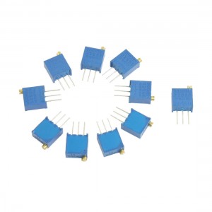10 Pcs Variable Resistor Trimmer Potentiometer 20K Ohm 3296W