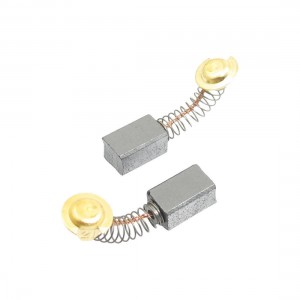 2 Pcs Electric Drill Spring Type 12.5 x 7.5 x 6.6mm Carbon Brushes