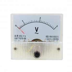 85L1 AC 0-3V Rectangle Analog Panel Volt Meter Gauge