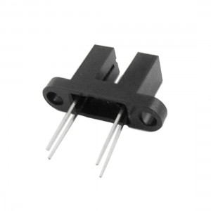 10 Pcs 11/64" Gap 4 Pin Photo Interrupter Blk w Bracket