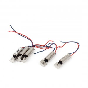 DC1.5-4.5V Wired 4x11mm Micro Coreless Vibration Vibrating Motor 5pcs