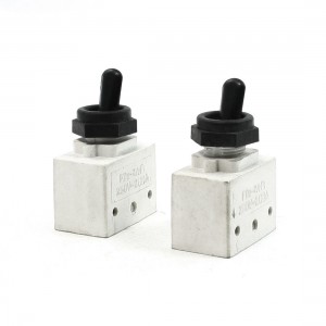 2 Pcs AC 250V 2A 4 Screw Terminals DPST 2 Position Toggle Switch
