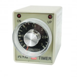 AH3-3 DC 24V 8 Pins DPDT 0-3 Minutes 3Min Power on Delay Timer Time Relay