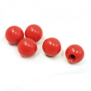 5 x Red Plastic Ball Knobs 38mm x 12mm for Machine Tool Levers Joysticks