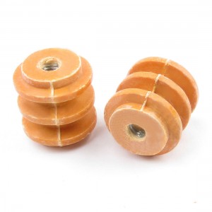 2 Pcs 25mm Height 6mm Thread 660V Busbar Insulator Support Connector