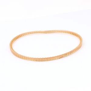 15" Girth Rubber PU Single Side Mechine Timing Pulley Belt Orange