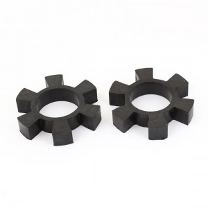 2.5" OD Rubber Center Spider Coupler Dampers Spider Cushions Black 2pcs