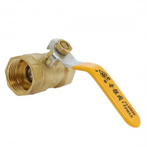 Dual Ports 2.4cm Female Thread Lever Handle Ball Valve