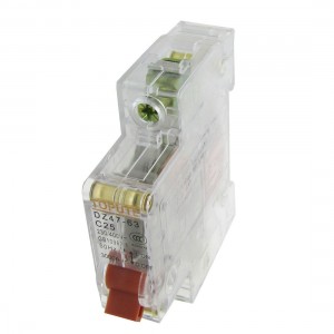 AC 230V 400V 25A 1P Transparent Miniature Mini Circuit Breaker