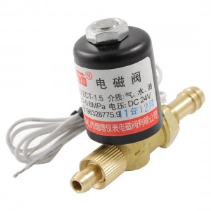 Brass Hose Connector 2 Way Welding Machine Rotatable Solenoid Valve