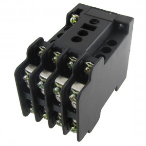 AC 380V 50Hz Coil 4NO 4NC 4 Poles Contact Type Auxiliary Relay JZ7 44