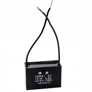 12uF Capacity AC 450V 50Hz Ceiling Fan Motor Running Capacitor