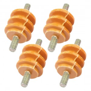 25mm Height 6mm Thread Water Resistance Busbar Insulator 660V