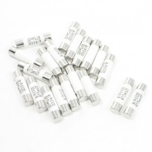 20 Pcs 500V 40A 14x51mm Cylindrical Ceramic Tube Fuses Link R016 RT14 RT18 RT19