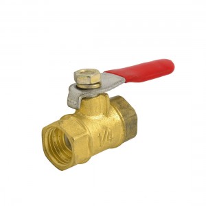 1/4" PT Female Thread F/F Lever Handle Full Port Brass Ball Valve