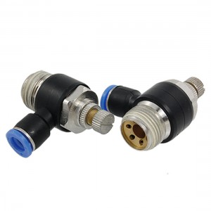 2 Pcs Thread to 8mm Push in Fittings Speed Controller Hbjfi