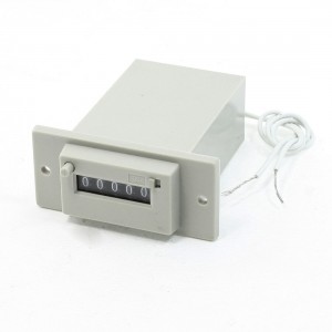 CSK5-CKW AC 220V 50/60Hz 5 Digits 2-Wire Lockable Electronmagnetic Counter