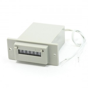 CSK6-DKW AC 220V 50/60Hz 6 Digits 2-Wire Lockable Electronmagnetic Counter