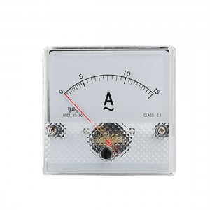 YS-80 Class 2.5 Accuracy AC 0-15A Analog Ammeter Gauge