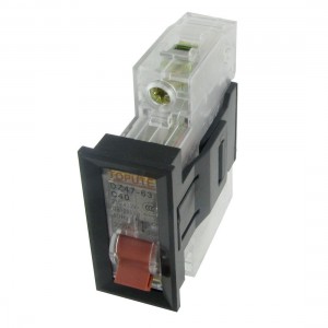 AC 230V 400V 40A 1P Transparent Miniature Circuit Breaker with Mounting Bracket