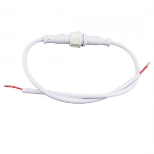 LED Light Strips Male Female 2 Pin Waterproof Cable White