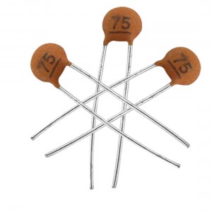 50 x 75pF 50V Low Voltage % Ceramic Disc Capacitors