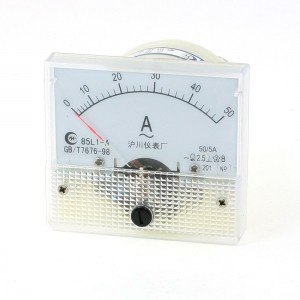 AC 0-50 Analog Current Measuring Ammeter Panel Meter