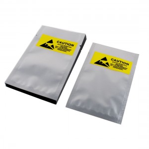 50 Pcs Aluminum Foil Open Top Anti Static Bag 7cmx11.5cm for Mobile Spare Parts