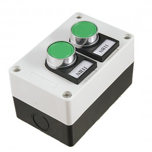 Grn Push Button NO NC Contact Momentary Switch Station