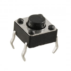 20 Pcs 6 x 6 x 4.3mm 4 Pins DIP Through-Hole Momentary Tact Tactile Switch