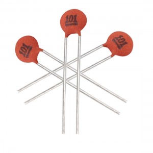 50 x 100pF Radial Lead 2.5mm Pitch Ceramic Capacitors