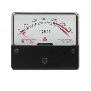 AC20V Class 2.5 0-1800RPM Revolutions Per Minute Panel