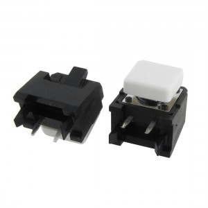 10 Pcs Momentary Tactile Push Button Switch Right Angle 12 x 12mm x 9mm + Cap