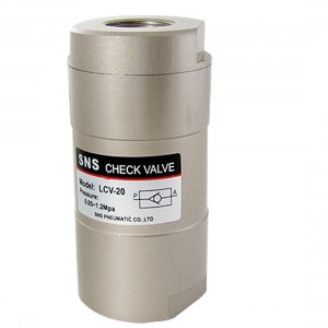 LCV Series 3/4" Port Pneumatic Non Return Check Valve