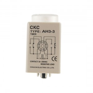 AH3-3 24V DC 8 Pins Power on Delay Timer Time Relay 0-1 Second